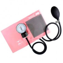 Aparelho De Pressão Adulto Nylon Velcro Rosa - Premium